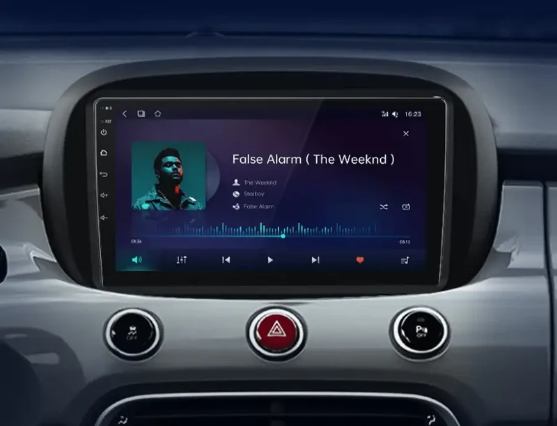 Radio Android do Fiat 500X (2014-2020) CarPlay Android Auto 4G WiFi GPS DSP