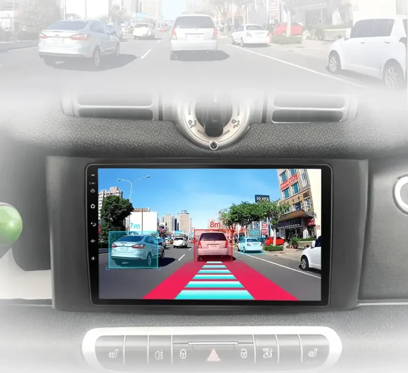 Radio Android do Smart Fortwo (2011-2015) CarPlay Android Auto 4G WiFi GPS DSP