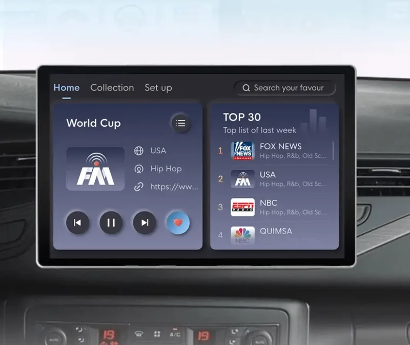 Radio Android do Citroen C5 (2008-2017) CarPlay Android Auto 4G WiFi GPS DSP