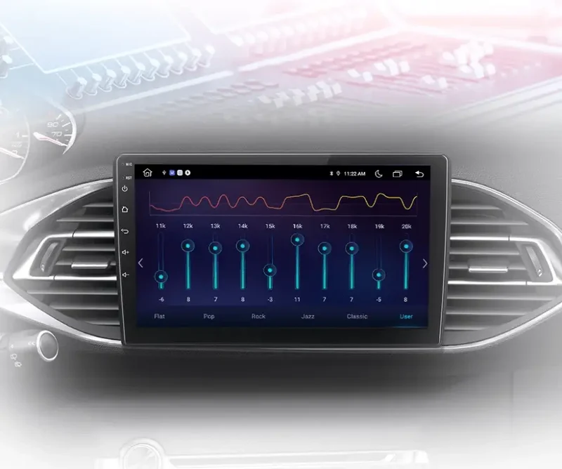 Radio Android do Peugeot 308 308S (2013-2017) CarPlay Android Auto 4G WiFi GPS DSP