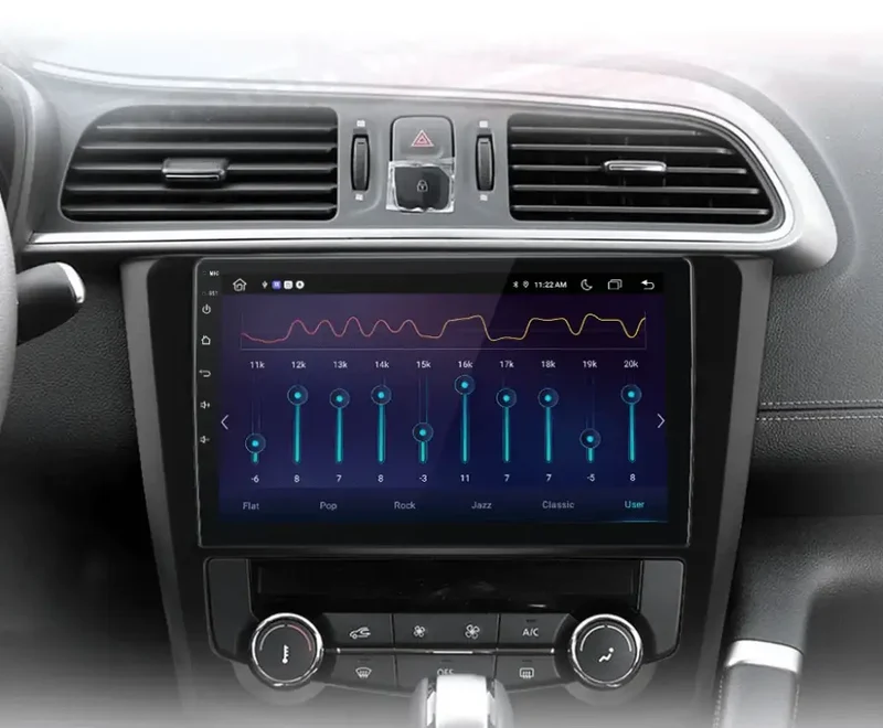 Radio Android do Renault Kadjar (2015-2019) CarPlay Android Auto 4G WiFi GPS DSP