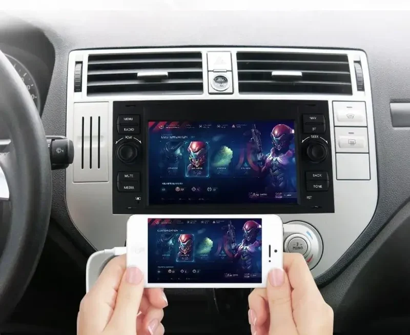 Radio Android do Ford Focus C-Max Mondeo Kuga Galaxy CarPlay Android Auto 4G WiFi GPS DSP