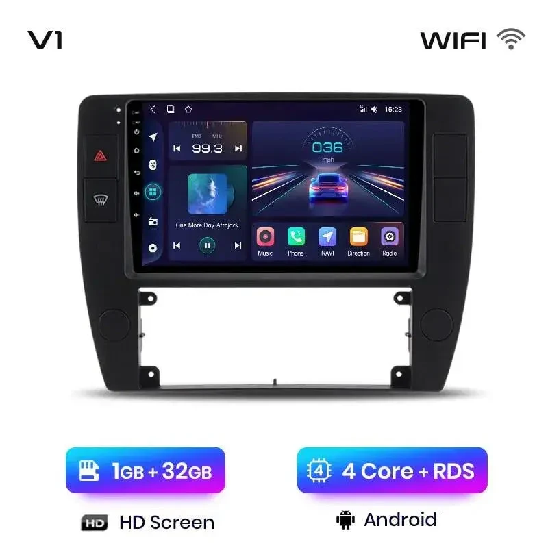 Radio Android do Volkswagen VW Passat B5 (2000-2005) CarPlay Android Auto 4G WiFi GPS DSP