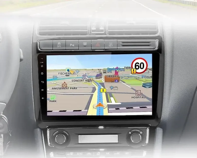 Radio Android do Volkswagen VW Polo V (2008-2020) CarPlay Android Auto 4G WiFi GPS DSP