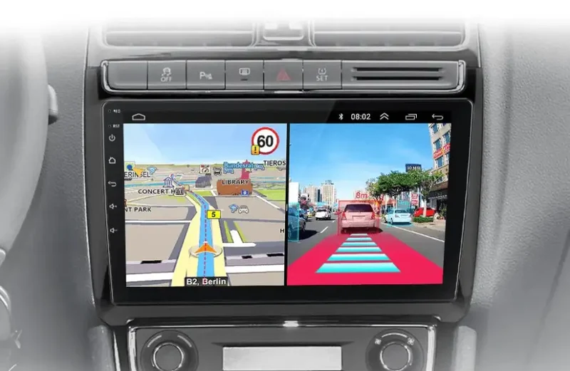 Radio Android do Volkswagen VW Polo V (2008-2020) CarPlay Android Auto 4G WiFi GPS DSP