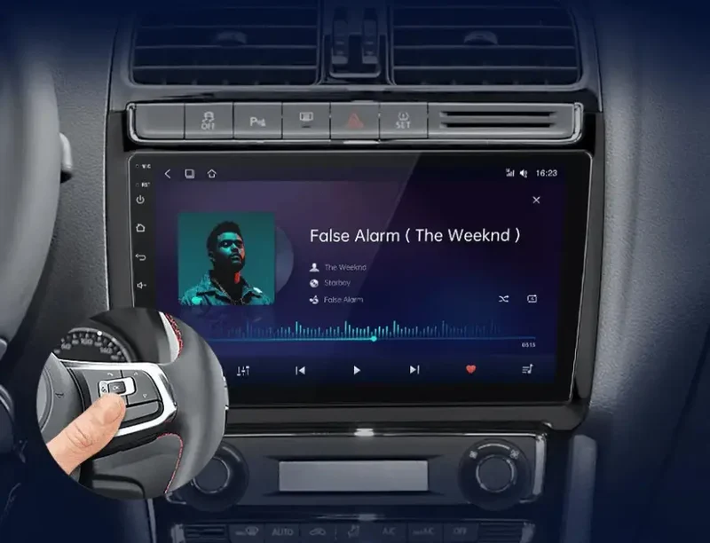 Radio Android do Volkswagen VW Polo V (2008-2020) CarPlay Android Auto 4G WiFi GPS DSP