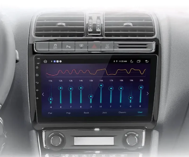 Radio Android do Volkswagen VW Polo V (2008-2020) CarPlay Android Auto 4G WiFi GPS DSP
