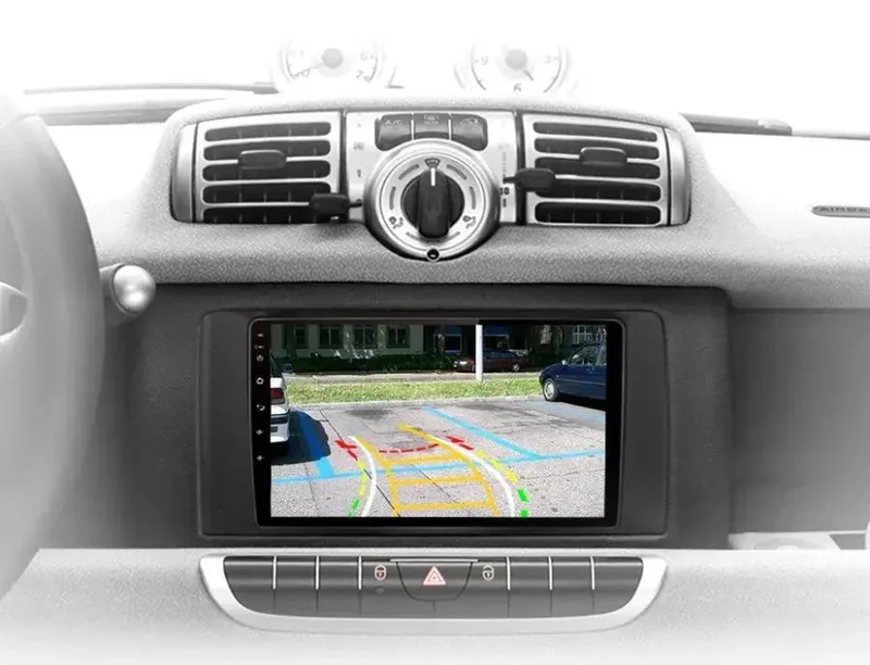 Radio Android do Smart Fortwo (2005-2010) CarPlay Android Auto 4G WiFi GPS DSP