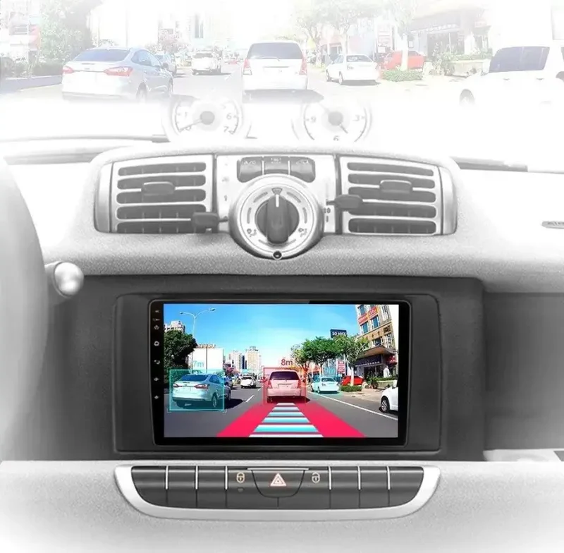 Radio Android do Smart Fortwo (2005-2010) CarPlay Android Auto 4G WiFi GPS DSP