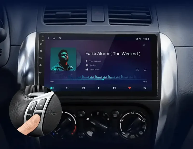 Radio Android do Suzuki SX4 Fiat Sedici 2005-2014 (2006-2013) CarPlay Android Auto 4G WiFi GPS DSP