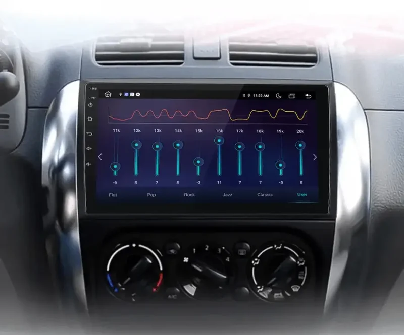 Radio Android do Suzuki SX4 Fiat Sedici 2005-2014 (2006-2013) CarPlay Android Auto 4G WiFi GPS DSP