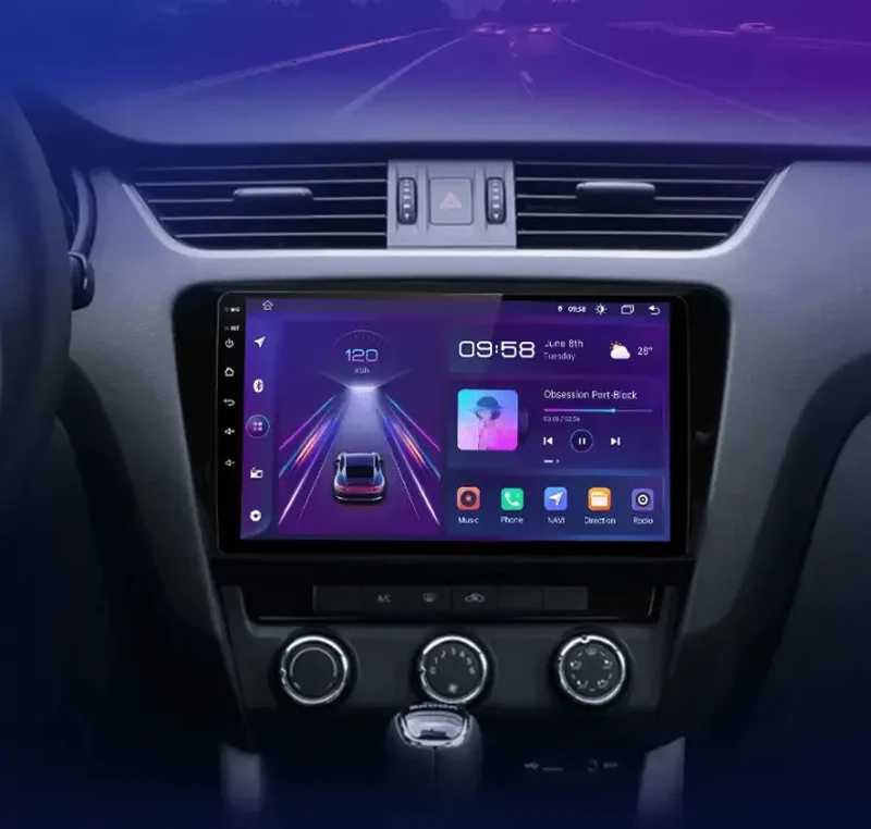 Radio Android do Skoda Octavia III (A7) (2013-2018) CarPlay Android Auto 4G WiFi GPS DSP