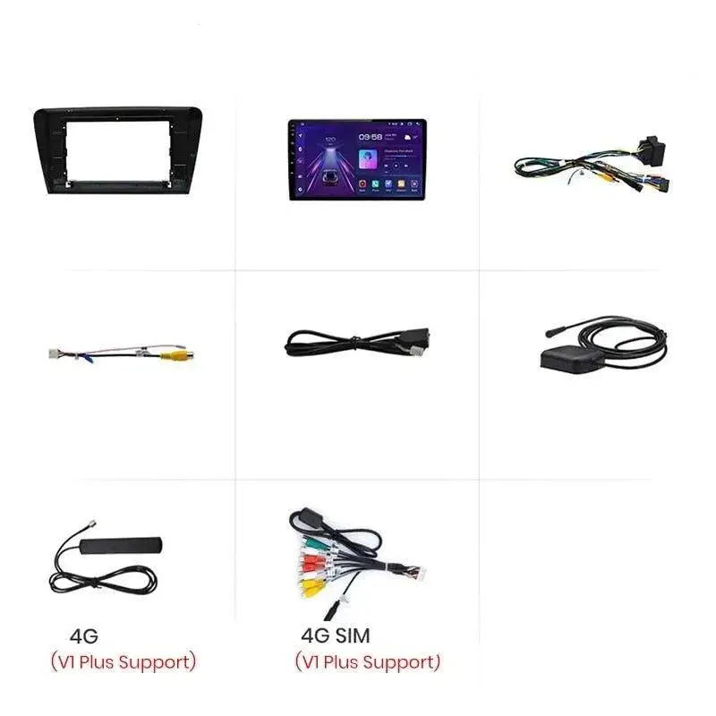 Radio Android do Skoda Octavia III (A7) (2013-2018) CarPlay Android Auto 4G WiFi GPS DSP