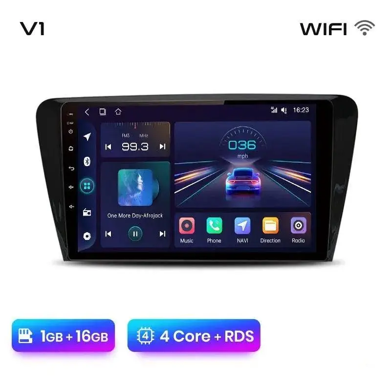 Radio Android do Skoda Octavia III (A7) (2013-2018) CarPlay Android Auto 4G WiFi GPS DSP