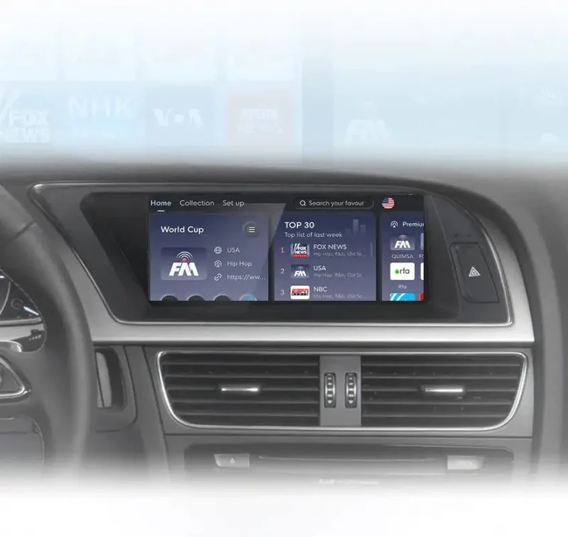 Radio Android do Audi A5 Dedykowany (2009-2016) CarPlay Android Auto 4G WiFi GPS DSP Ekran