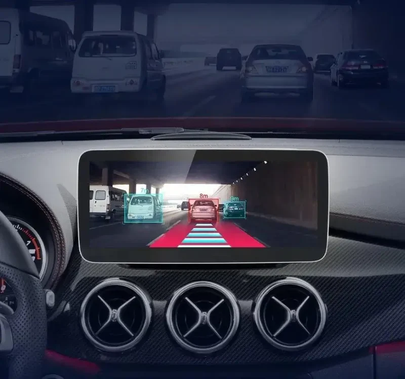 Radio Android do Mercedes-Benz A-Klasa W176 GLA X156 CLA C117 Dedykowany (2013-2018) CarPlay Android Auto 4G WiFi GPS DSP Ekran