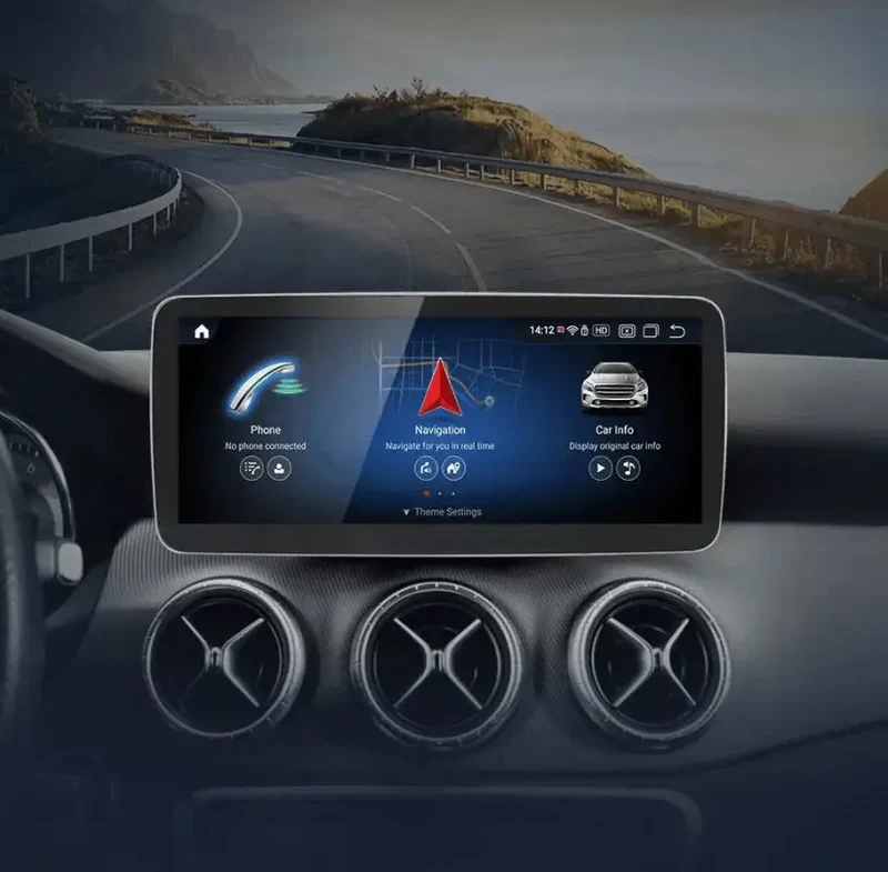 Radio Android do Mercedes-Benz A-Klasa W176 GLA X156 CLA C117 Dedykowany (2013-2018) CarPlay Android Auto 4G WiFi GPS DSP Ekran