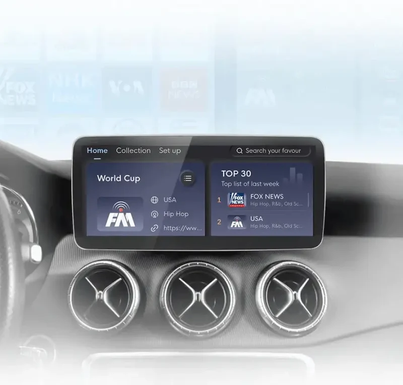 Radio Android do Mercedes-Benz A-Klasa W176 GLA X156 CLA C117 Dedykowany (2013-2018) CarPlay Android Auto 4G WiFi GPS DSP Ekran