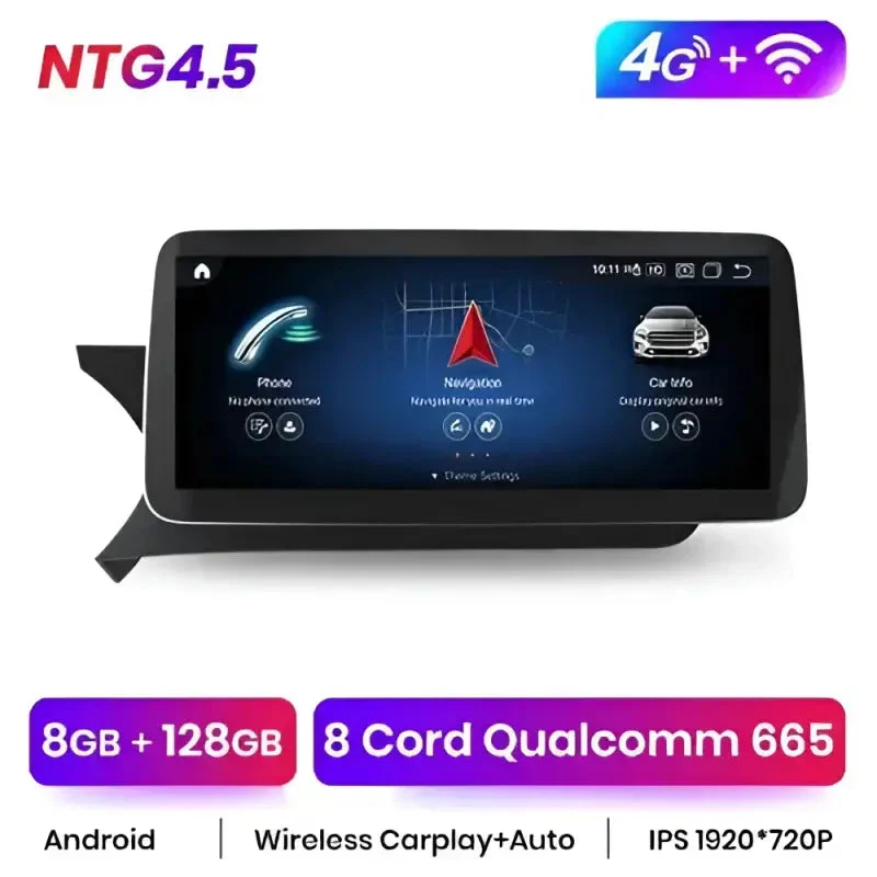 Radio Android do Mercedes-Benz C-Klasa W204 S204 C204 Dedykowany (2011-2018) CarPlay Android Auto 4G WiFi GPS DSP Ekran