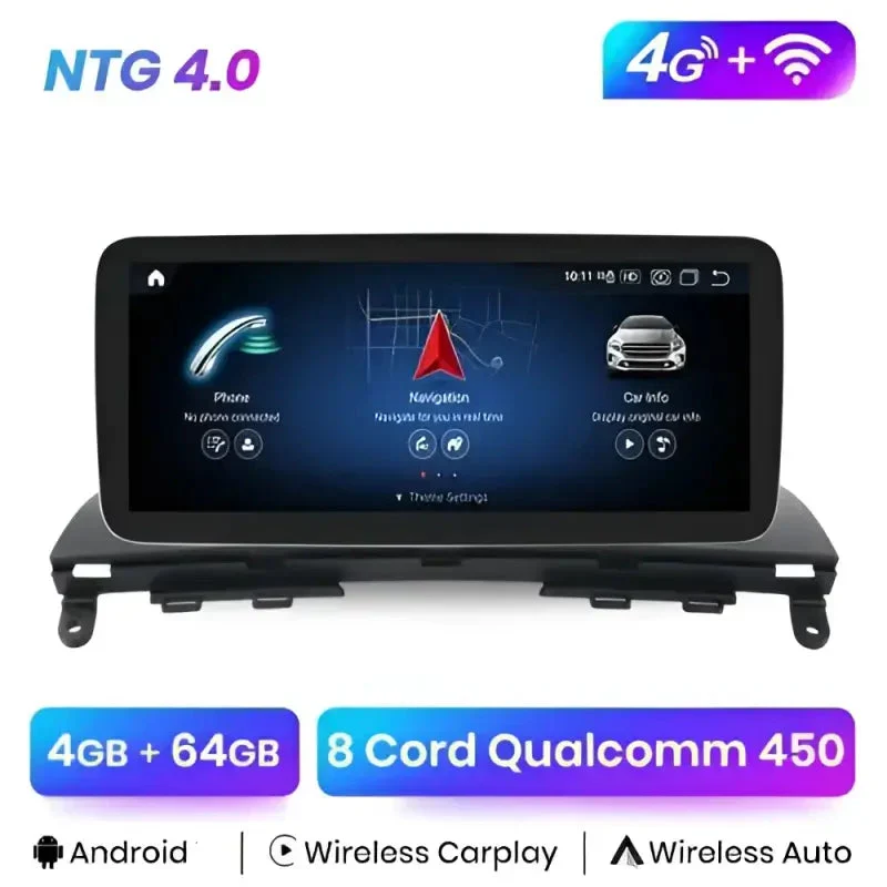 Radio Android do Mercedes-Benz C-Klasa W204 S204 C204 Dedykowany (2011-2018) CarPlay Android Auto 4G WiFi GPS DSP Ekran