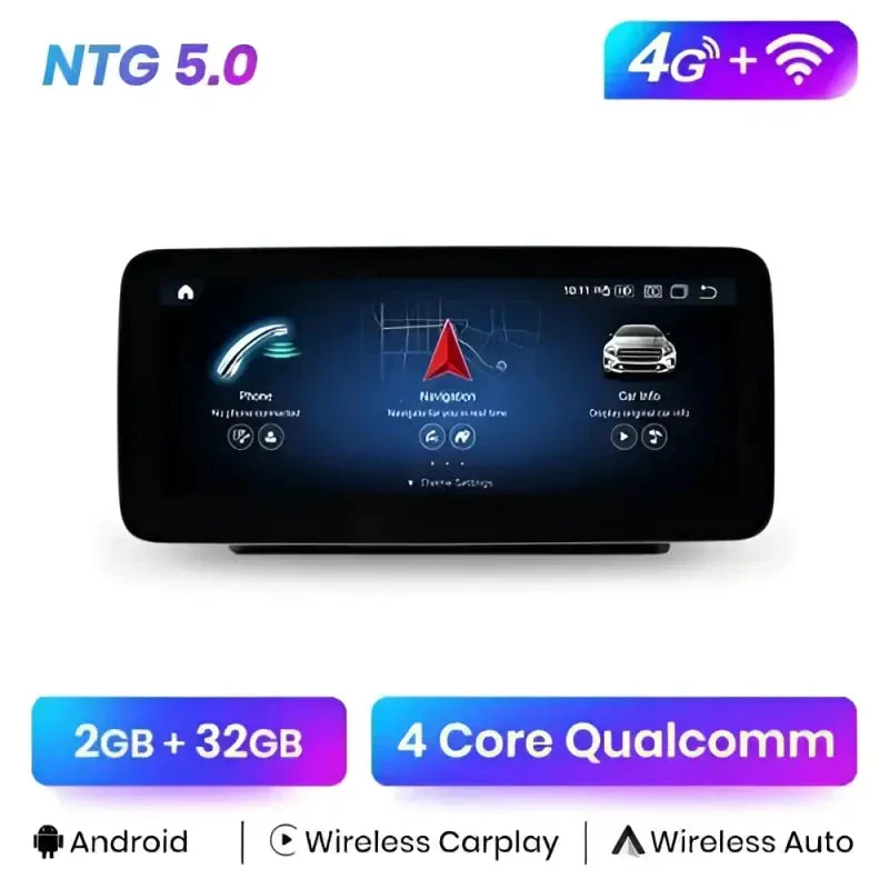 Radio Android do Mercedes-Benz C-Klasa W204 S204 C204 Dedykowany (2011-2018) CarPlay Android Auto 4G WiFi GPS DSP Ekran
