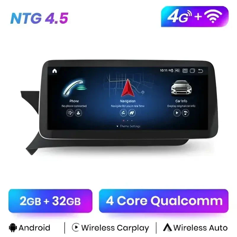 Radio Android do Mercedes-Benz C-Klasa W204 S204 C204 Dedykowany (2011-2018) CarPlay Android Auto 4G WiFi GPS DSP Ekran