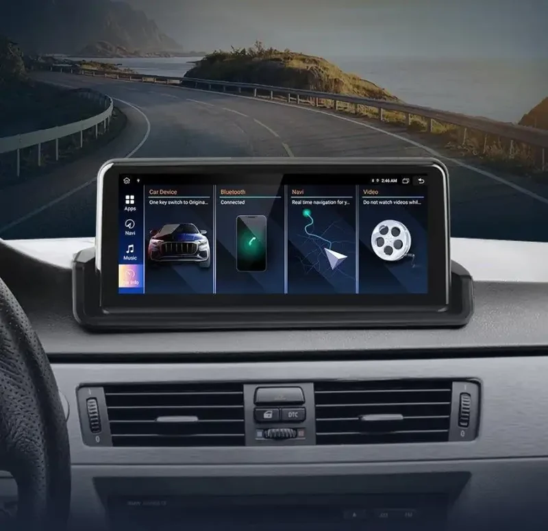 Radio Android do BMW Serii 3 E90 E91 E92 E93 Dedykowany (2005-2012) CarPlay Android Auto 4G WiFi GPS DSP Ekran