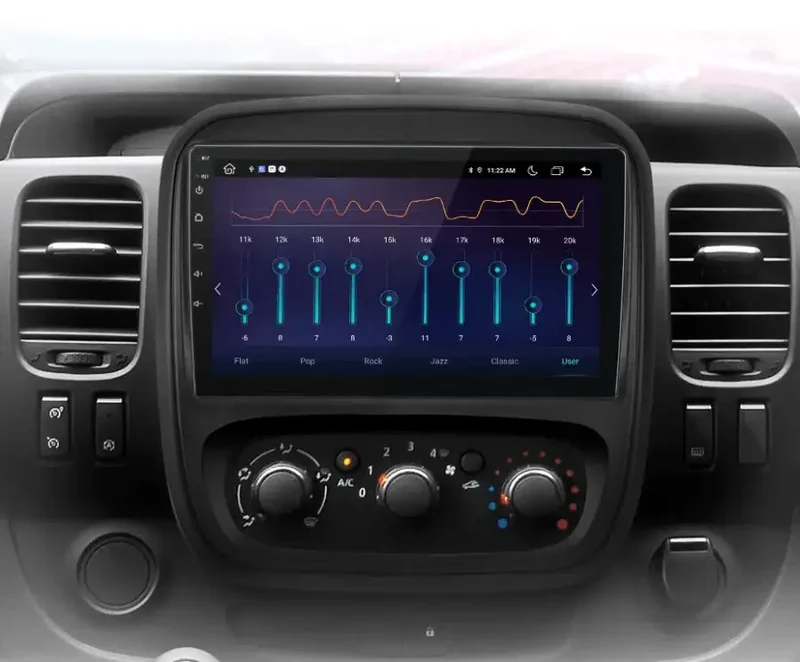 Radio Android do Renault Trafic III Opel Vivaro B 2014-2018 (2014-2021) CarPlay Android Auto 4G WiFi GPS DSP