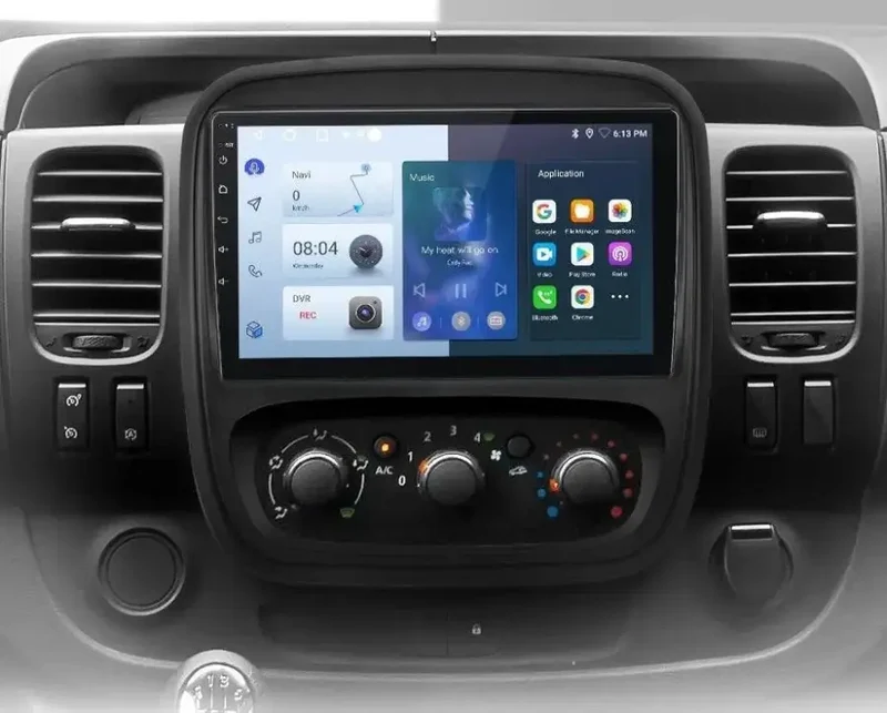 Radio Android do Renault Trafic III Opel Vivaro B 2014-2018 (2014-2021) CarPlay Android Auto 4G WiFi GPS DSP