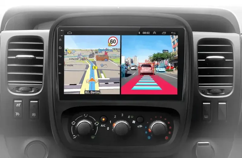 Radio Android do Renault Trafic III Opel Vivaro B 2014-2018 (2014-2021) CarPlay Android Auto 4G WiFi GPS DSP