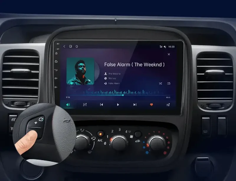 Radio Android do Renault Trafic III Opel Vivaro B 2014-2018 (2014-2021) CarPlay Android Auto 4G WiFi GPS DSP