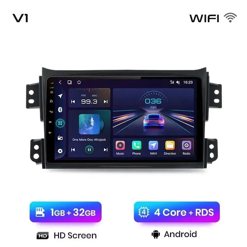 Radio Android do Suzuki Splash Ritz Opel Agila 2008-2012 (2004-2010) CarPlay Android Auto 4G WiFi GPS DSP