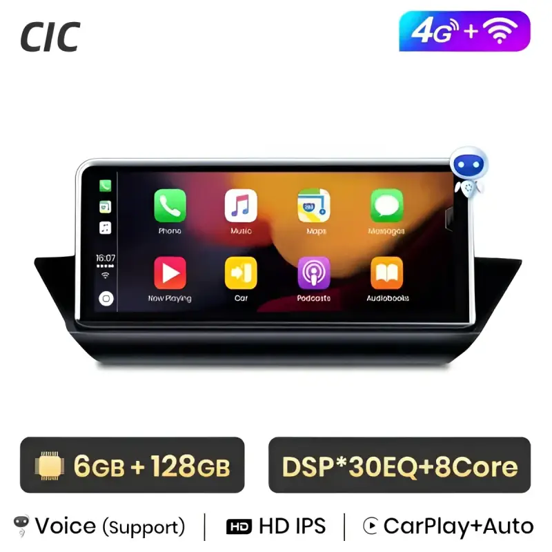 Radio Android do BMW X1 E84 Dedykowany (2009-2015) CarPlay Android Auto 4G WiFi GPS DSP Ekran