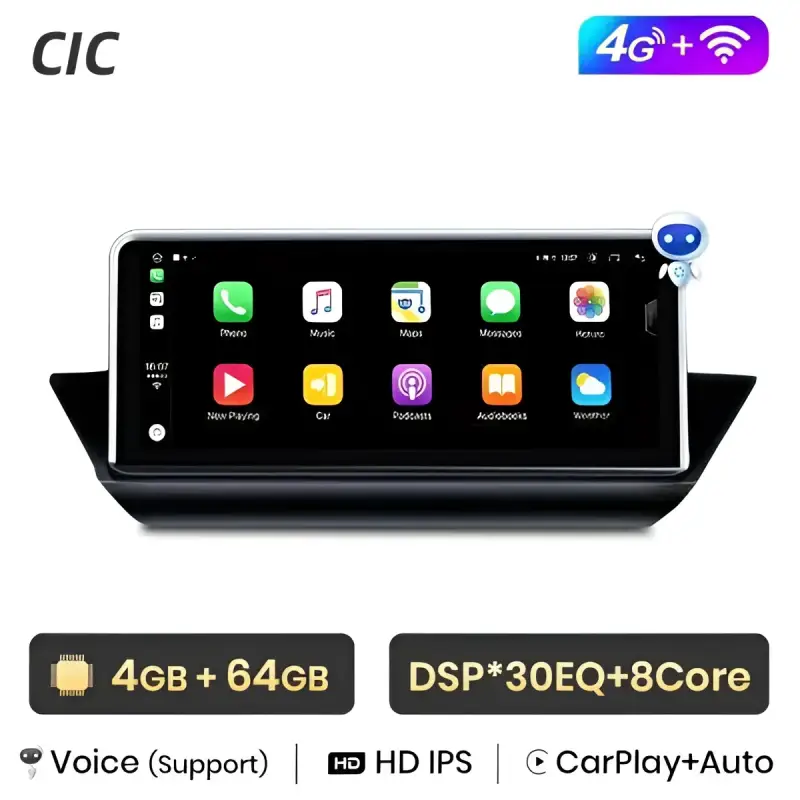 Radio Android do BMW X1 E84 Dedykowany (2009-2015) CarPlay Android Auto 4G WiFi GPS DSP Ekran