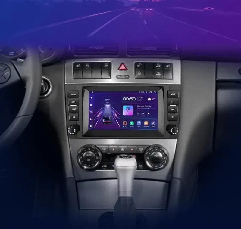 Radio Android do Mercedes-Benz C-Klasa W203 CLK W209 CLS W219 (2004-2011) CarPlay Android Auto 4G WiFi GPS DSP