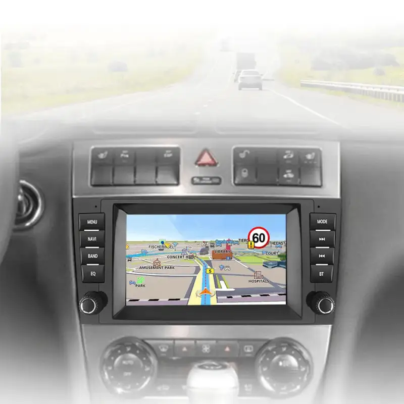 Radio Android do Mercedes-Benz C-Klasa W203 CLK W209 CLS W219 (2004-2011) CarPlay Android Auto 4G WiFi GPS DSP