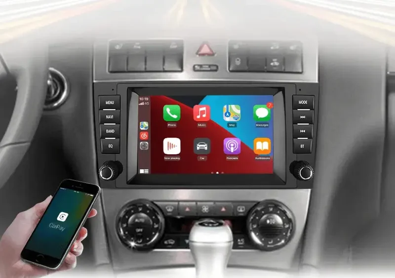 Radio Android do Mercedes-Benz C-Klasa W203 CLK W209 CLS W219 (2004-2011) CarPlay Android Auto 4G WiFi GPS DSP
