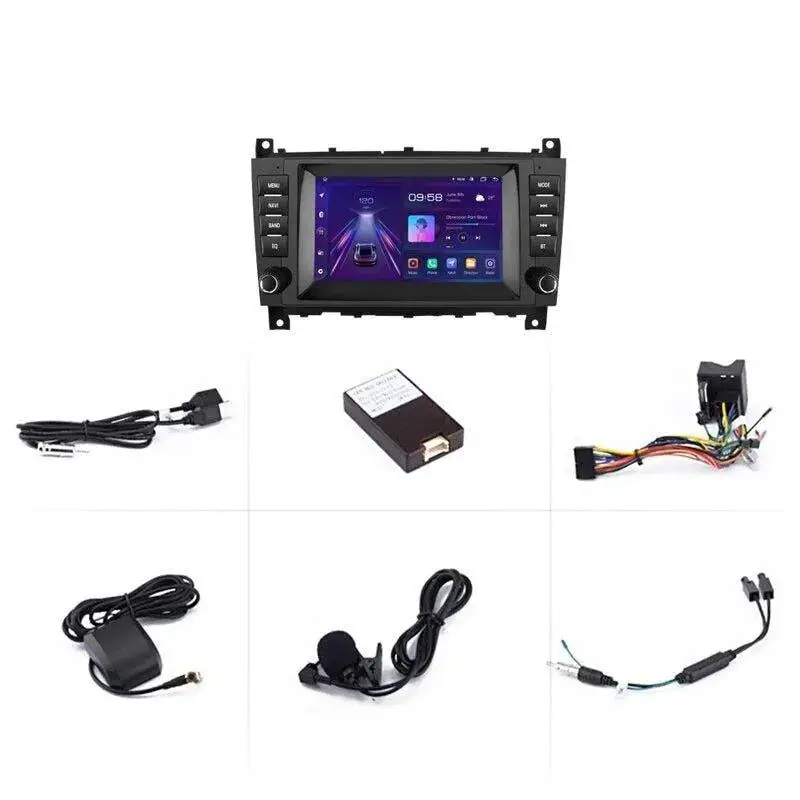 Radio Android do Mercedes-Benz C-Klasa W203 CLK W209 CLS W219 (2004-2011) CarPlay Android Auto 4G WiFi GPS DSP