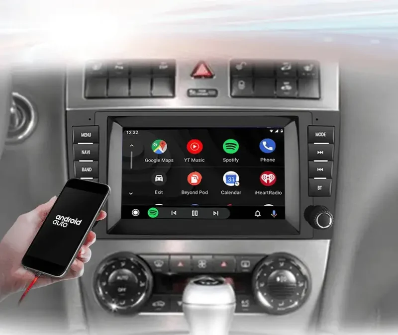 Radio Android do Mercedes-Benz C-Klasa W203 CLK W209 CLS W219 (2004-2011) CarPlay Android Auto 4G WiFi GPS DSP