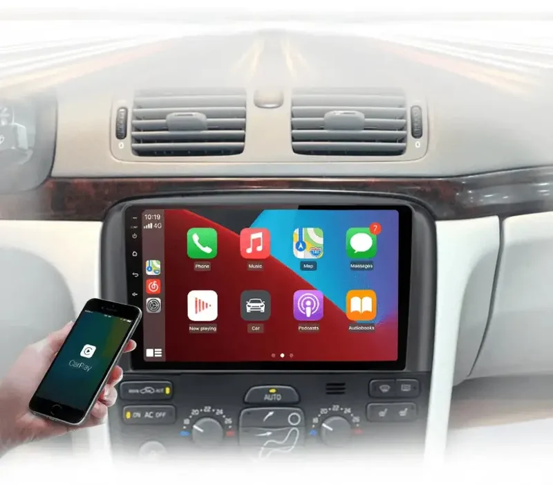 Radio Android do Volvo S80 (1998-2006) CarPlay Android Auto 4G WiFi GPS DSP