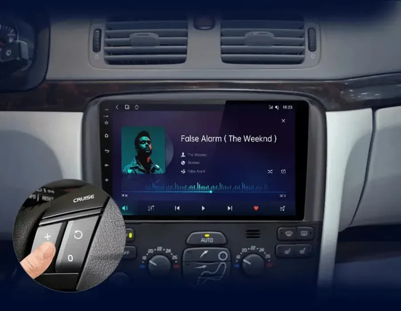 Radio Android do Volvo S80 (1998-2006) CarPlay Android Auto 4G WiFi GPS DSP