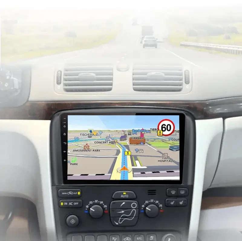 Radio Android do Volvo S80 (1998-2006) CarPlay Android Auto 4G WiFi GPS DSP