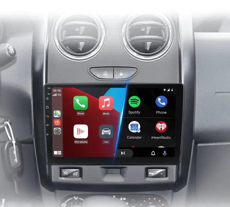 Radio Android do Renault Duster Lada Largus 2021 (2015-2020) CarPlay Android Auto 4G WiFi GPS DSP