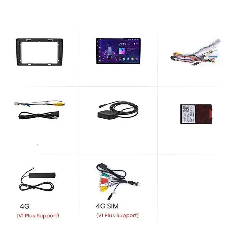 Radio Android do Renault Duster Lada Largus 2021 (2015-2020) CarPlay Android Auto 4G WiFi GPS DSP