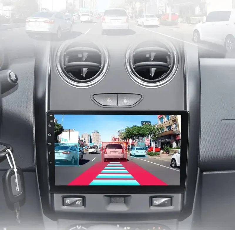 Radio Android do Renault Duster Lada Largus 2021 (2015-2020) CarPlay Android Auto 4G WiFi GPS DSP