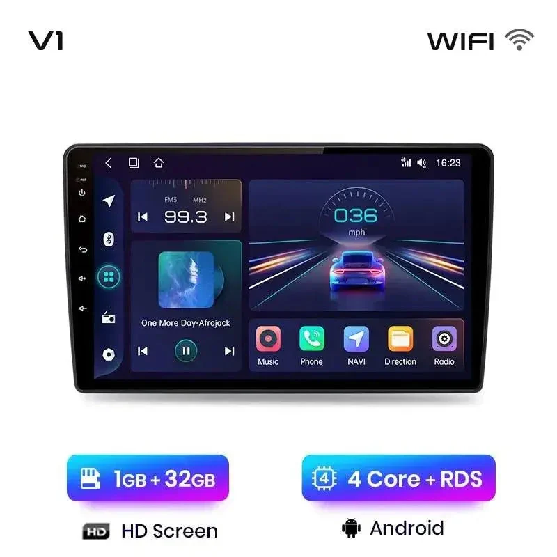 Radio Android do Renault Duster Lada Largus 2021 (2015-2020) CarPlay Android Auto 4G WiFi GPS DSP