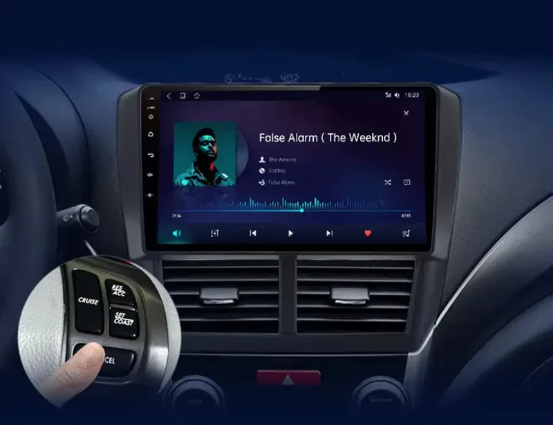 Radio Android do Subaru Forester III Subaru Impreza (2007-2013) CarPlay Android Auto 4G WiFi GPS DSP