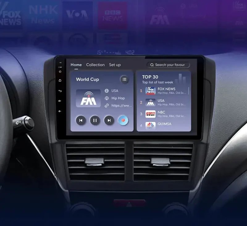 Radio Android do Subaru Forester III Subaru Impreza (2007-2013) CarPlay Android Auto 4G WiFi GPS DSP