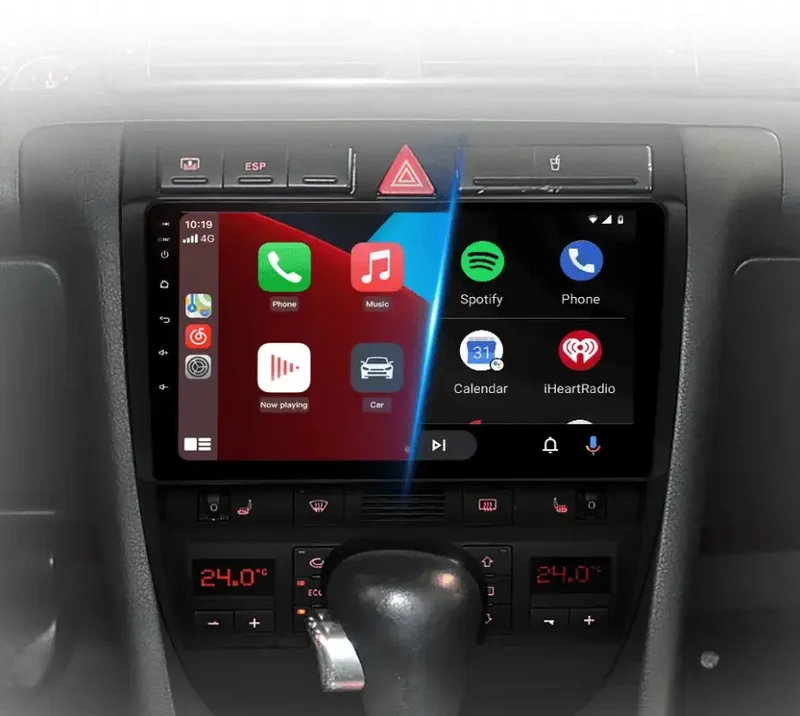 Radio Android do Audi A6 C5 (1997-2004) CarPlay Android Auto 4G WiFi GPS DSP