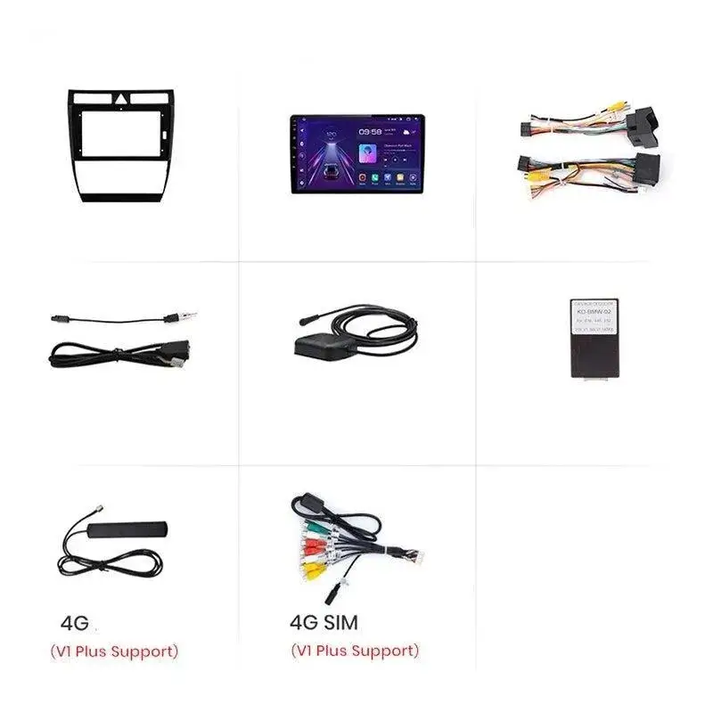 Radio Android do Audi A6 C5 (1997-2004) CarPlay Android Auto 4G WiFi GPS DSP